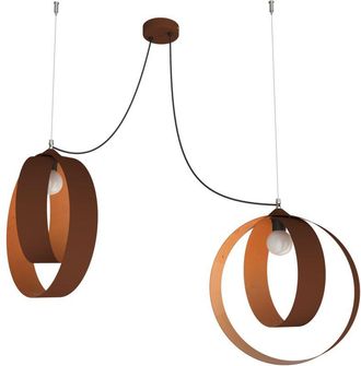 Lumicom Shell L&aacute;mpara De Techo 2 Luces Hoja