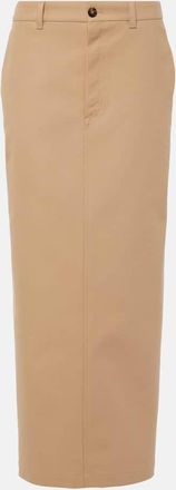 Wardrobe.NYC Drill cotton maxi skirt