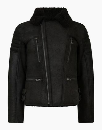 Belstaff Mens Fraser Leather Jacket - Black - Size: 38/Regular