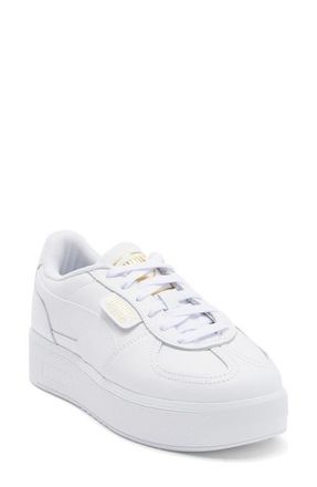 Puma Palermo Elevata Platform Sneaker in Puma White at Nordstrom, Size 8.5