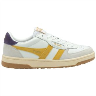 Gola Womens Hawk Sneakers In White Pollen Plum