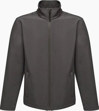 Regatta Mens Regatta Reid Mens Softshell Wind Resistant Water Repellent Jacket - Grey - Size: 38/Regular