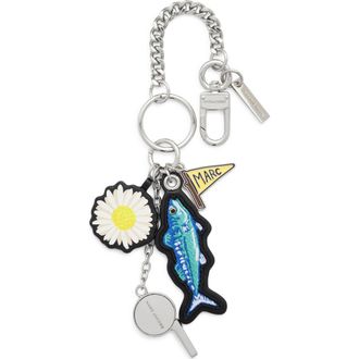 Marc Jacobs The Cluster Fish Bag Charm in Nickel at Nordstrom