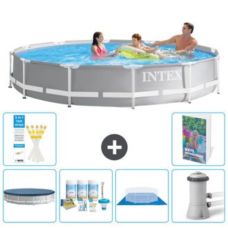 Intex Piscina Prism Frame Redonda - 366x76 Cm - 7-piezas S77