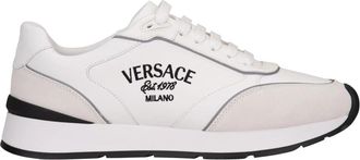 Versace Sneakers - Heren - Sneakers - Wit - 40 EU - Leer - Schoenen