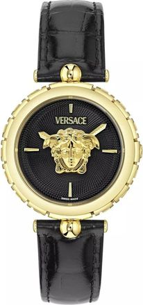 Versace Medusa Heritage - Dames - Horloges - Geel - ONE Size - Leer - Accessoires