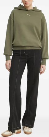 BOSS contrast-stitch jeans - Black