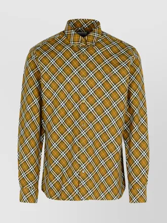Burberry checked cotton shirt