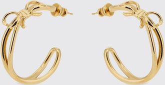 Ferragamo Orecchini in ottone con fiocco