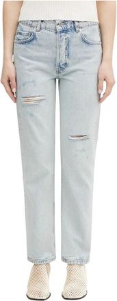 Anine Bing Kate Jean - Dames - Regular Fit Jeans - Blauw - W27 - Katoen - Jeans