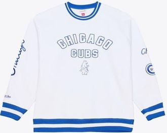 Mitchell & Ness Mens Mitchell & Ness White Chicago Cubs Arctic Fleece Sweatshirt at Nordstrom, Size Xxx-Large