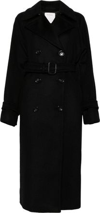 Sportmax Leandro coat - women - Viscose/Acetate/Virgin Wool - 38 - Black