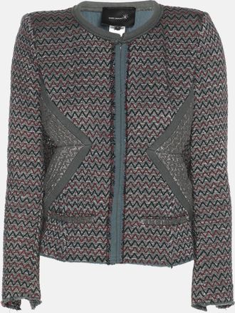 Isabel Marant Multicolored Patterned Lurex Knit Jacket