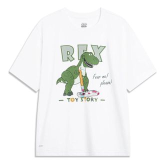 Li-Ning x Toy Story Rex Graphic T-shirt White AHST743-1