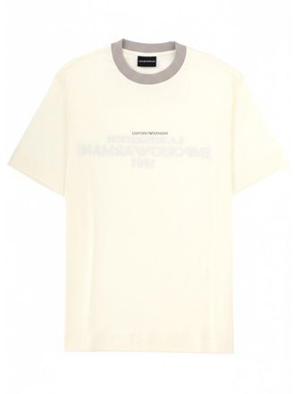Emporio Armani T Shirt With Logo And Embroidery