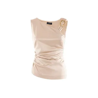Nenette Dames, Tops, Beige, Maat: XS Jersey