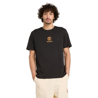 Timberland T-Shirt TIMBERLAND Print Stack Logo Short Sleeve Tee, Herren, Gr. 3XL, schwarz, Single Jersey, Obermaterial: 100% Baumwolle, unifarben, Rundhals, Shir