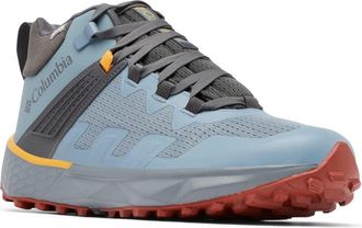 Columbia Mens Facet 75 Mid Outdry waterproof mid rise hiking boots, Blue (Mercury x Raw Honey), 10.5 UK