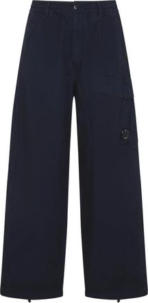C.P. Company Cargo Broek - Heren - Wijde Broeken - Blauw - M - Katoen - Broeken