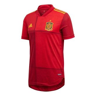 adidas Fef H Au Jsy AU Player Edition Spanish national team Home Soccer/Football Sports Short Sleeve Jersey Red FI6250