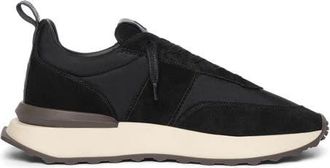 Mani&egrave;re De Voir Monaco Suede and Nylon Runner in Black at Nordstrom, Size 12