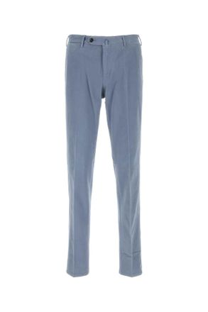 Pantaloni Torino Mens Light Blue Stretch Modal Blend Pant - Size EU 50 (Mens)
