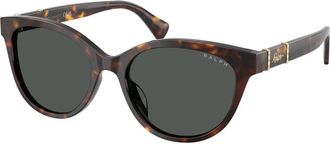 Ralph Lauren Zonnebril met rond montuur - Dames - Zonnebrillen - Bruin - 54 MM - Accessoires