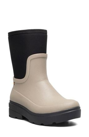 Bogs Hazel Mid Zip Rain Boot in Taupe at Nordstrom, Size 11