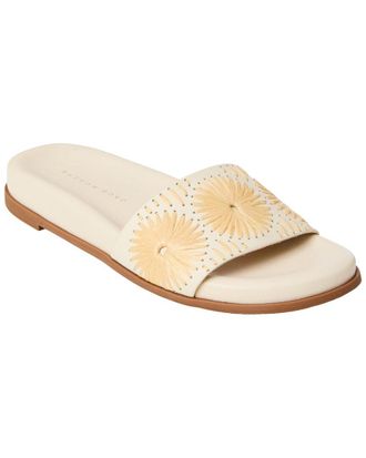 Jack Rogers Somerset Raffia & Leather Sandal