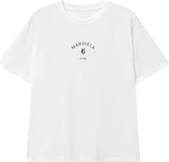 Maison Margiela T-Shirts - Heren - T-shirts - Wit - M - Tops