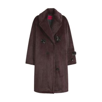 HUGO BOSS Hugo - Giacche > Giacche in ecopelliccia e shearling - - Jackets - Donna - Marrone - L