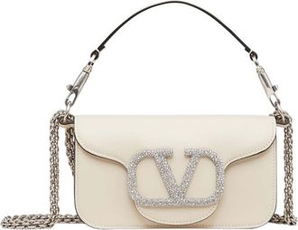 Valentino Garavani Ivory Loco Small Shoulder Bag