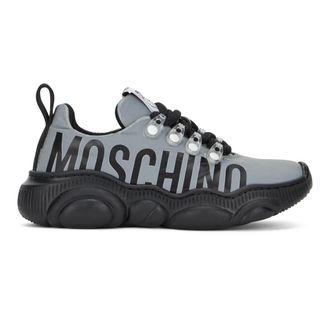 Moschino Trainers - female - Moschino - Sneakers - Gray - 0 UK - Shoes