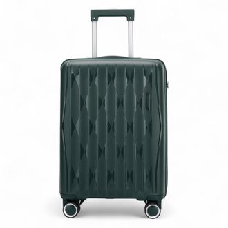 Infinity Leather Robuuste harde koffer voor in de cabine 37,5 x 20,5 x 55 cm TSA-bagage Geschikt voor Easyjet, Ryanair, Wizzair