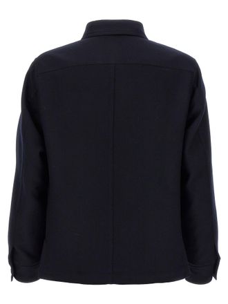 Tom Ford Double-Sided Wool and Silk Overshirt - Black