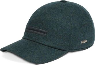 Ermenegildo Zegna mélange Oasi cashmere baseball cap - Green