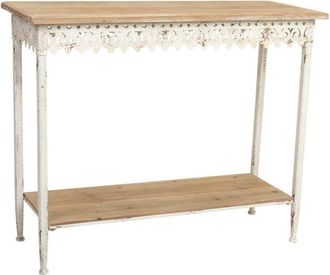 Wanderlust Deco Wanderlust Deco - Recibidor De Madera Y Metal Con 1 Balda Acabado Envejecido 105x38,5x85