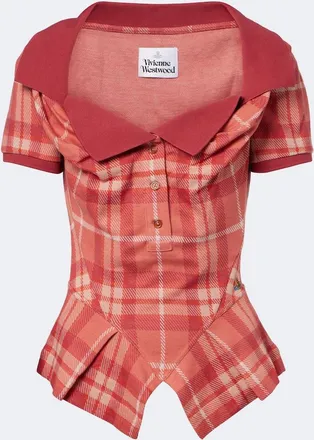Vivienne Westwood Monday tartan cotton top