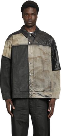 Rick Owens Jumbo Worker Patchwork Jacket