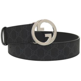 Gucci Pre-owned Vintage Canvas Belt - Heren - Vintage Accessoires - Zwart - ONE Size - Vintage
