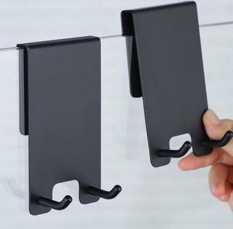 OEM Gancho Para Toallas De Ba&ntilde;o De 2 Piezas, Toallero Para Cabina De Ducha, Gancho Para Toallas Sin Taladrar, Gancho Para Toallas De Ba&ntilde;o, Apto Para Vidri