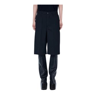 Rick Owens Work Shorts - female - Rick Owens - Casual Shorts - Black - W26 - Shorts