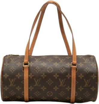 Louis Vuitton Pre-owned Papillon 30 - Dames - Vintage Handtas - Bruin - ONE Size - Vintage