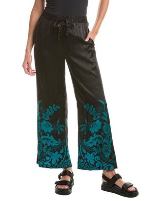 Johnny Was Yasmin Silk-Blend Pant