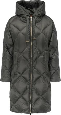 Max Mara Stijlvolle Trefe Jurk - Dames - Winterjassen - Groen - M - Jassen