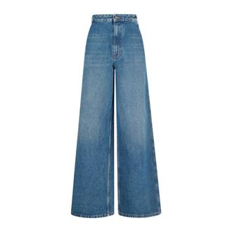 Gauch&egrave;re Wide Jeans, female, Blue, Size: W34 Wide-leg Denim Jeans