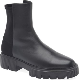 Stuart Weitzman Nolita Lug Sole Stretch Bootie in Black at Nordstrom Rack, Size 7.5