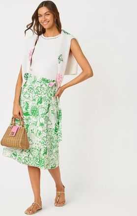 Lilly Pulitzer Constance Reversible Midi Wrap Skirt