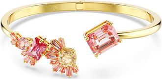 Swarovski Gema Bangle Gold Shiny Pink