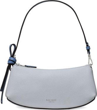 Kate Spade New York loop colorblock pebble leather pochette shoulder bag in Pale Sapphirine at Nordstrom